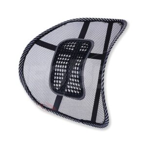 더쎈 차량용 여름 땀 안차 쿨메쉬 지압 통풍 허리 등받이 자세교정 메쉬 매쉬 의자 받침 차량 자동차 쿠션 체험기