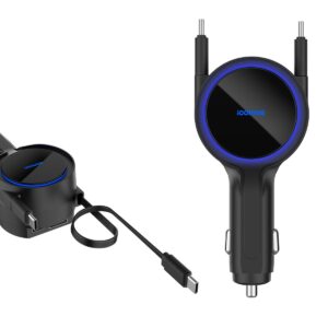 “듀얼 릴타입 초고속2.0 100W 차량용 충전기 시거잭 C타입 8핀” 솔직 사용 후기, 필수템 인정