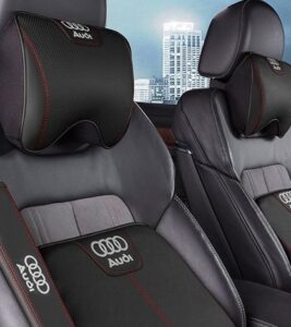 “라슈에뜨 아우디 차량용 메모리폼 헤드레스트 자동차 목쿠션 시크블랙 레드라인” 필수템으로 추천