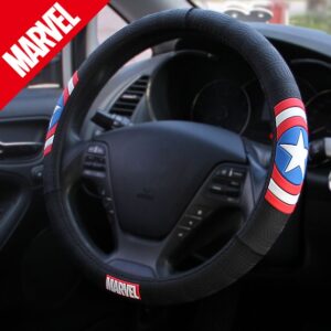 “마블히어로 자동차 핸들커버 논슬립 블랙 3종” 솔직 후기 차에서 느끼는 대박 아이템