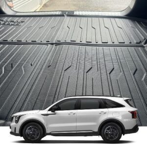 “발키리 기아 쏘렌토MQ4 5인승 카본 풀커버 3D 방수 오염방지 논슬립 차박 차량용 트렁크매트(호환)” 구매 후기, 이거 정말 필수템이네요