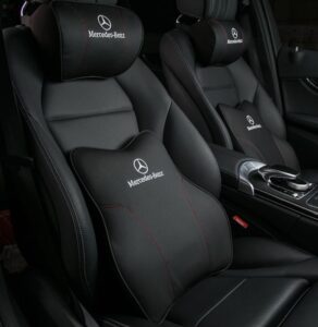 벤츠 amg 소가죽 차량용 프리미엄 허리 등받이 받침 자동차 등쿠션 미드나잇블랙 솔직 후기