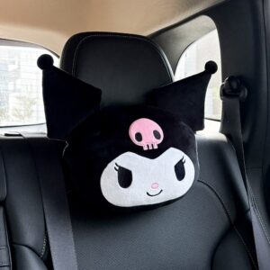 “벨르아망 산리오 캐릭터즈 차량용 목쿠션 헤드레스트 캐릭터 목베개 쿠로미” 솔직 후기, 이거 없으면 후회해