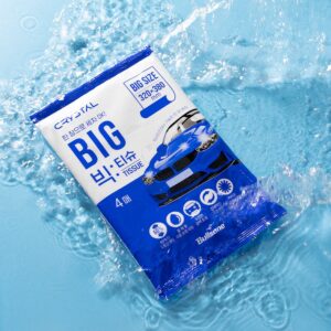 [불스원] 크리스탈 세차용품 카샴푸 빅티슈 4매 솔직 후기, 진짜 추천템