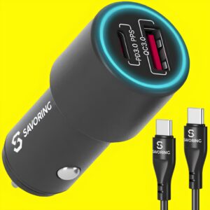 세이보링 차량용 충전기 48W, 외출 필수템으로 인정