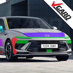 쏘나타 디 엣지 PPF필름 부분구매 헤드라이트 DRL 브이가드 추천템, 실사용 후기