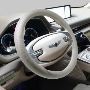 “알파브라보 논슬립 실리콘 자동차 핸들커버 원형 바닐라베이지” 장단점 총정리 실제 써보니