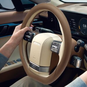 “알파브라보 논슬립 실리콘 자동차 핸들커버 D컷 인디고브라운” 솔직 리뷰, 운전이 더 즐거워지네요