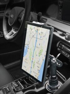 “알파플랜 차량용 높이각도조절 컵홀더 멀티 네비 거치대 핸드폰 태블릿 패드, 이제는 필수템”