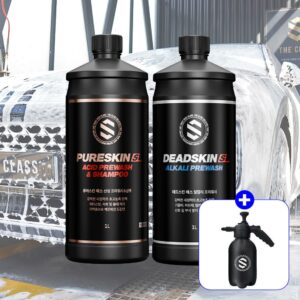 [+압축분무기] 퓨어스킨S & 데드스킨S 산성 알칼리 프리워시 세트 솔직 리뷰