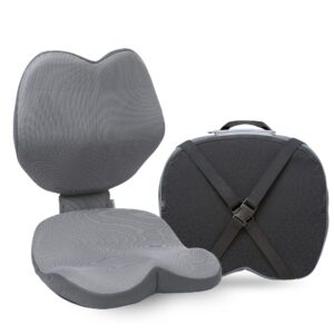 여행 필수템 베네폼 바른자세 일체형 폴딩 메모리폼 휴대용 등받이 쿠션+방석 완벽 리뷰