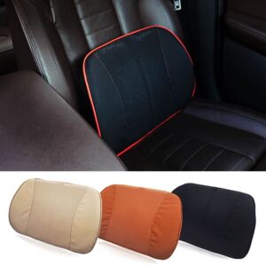 자동차 차량용 소가죽 메모리폼 허리 등받이 쿠션, 필수템으로 인정