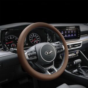 자동차핸들커버 논슬립 차량용 얇은 핸들카바 여름 타공 겨울 원형 커피브라운 후기, 이거 꼭 사야 할 필수템