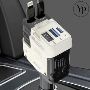 “차량용 초고속 충전기 시거잭 릴타입 USB허브 멀티소켓 4in1 자동차 듀얼 케이블” 솔직 사용 후기