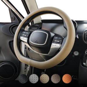 카프트 캐스퍼 전용 핸들커버 가죽 타공 D컷 베이직 사용 후기, 소중한 내 차를 지켜주세요