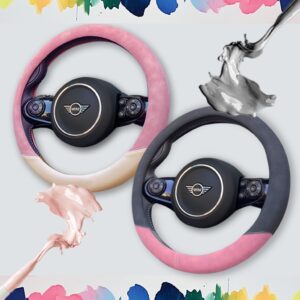 “컬러스 자동차 핸들커버 가죽 투톤 차량용 운전대 카바 겨울 크루아상” 솔직 후기, 여름에도 강한 추천