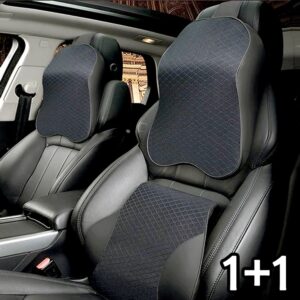 키젠 차량용 목쿠션 메모리폼 목베개 2개세트 벨크로타입 사용 후기