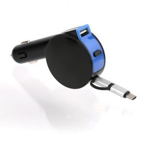 [한정수량 기획전 특가] 1411CHB C타입+5핀 USB차량용 시거잭 릴타입 충전기, 사용해보니?