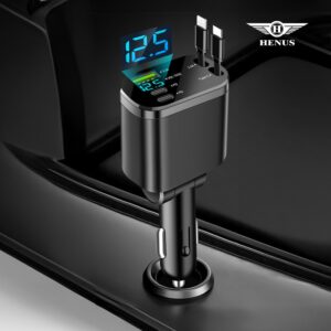 헤누스 오토릴 75W 차량용충전기 시거잭 고속 충전기 릴타입 사용 후기