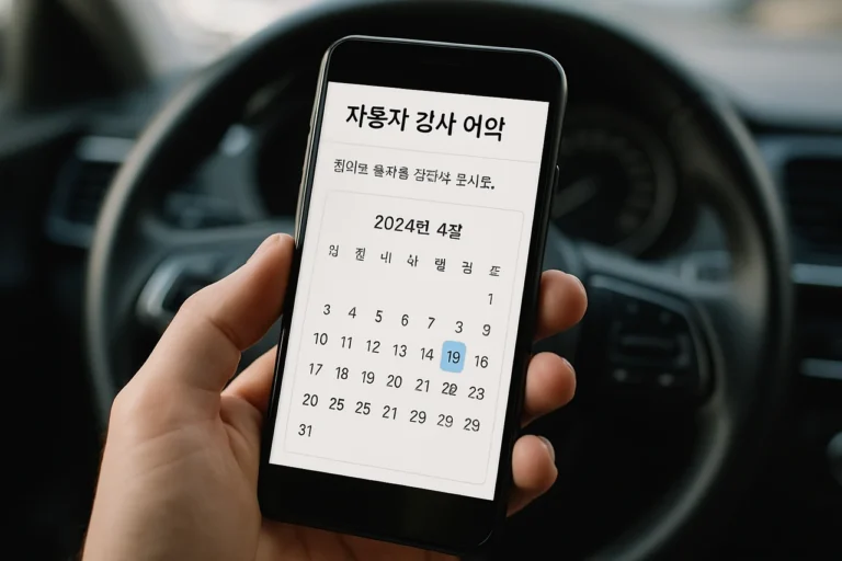 “예약하면 할인되는 거 아니었어?” 만료 전후 121일 안에 끝내야 하는 자동차검사 예약의 ‘진실’