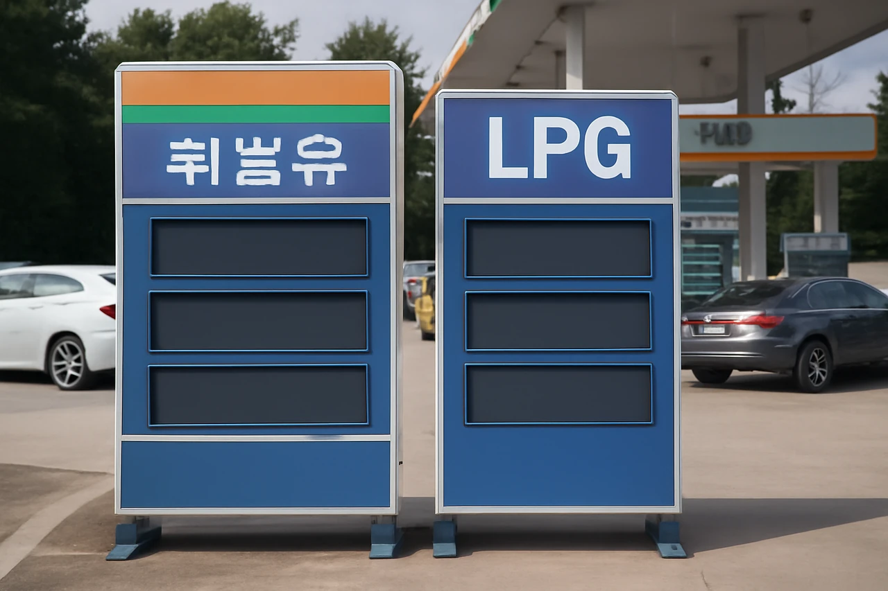 LPG 도넛탱크가 들어간 트렁크 / AI 생성 이미지